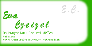 eva czeizel business card